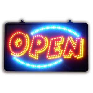  LED Open Sign   Animated Five Color: Office Products