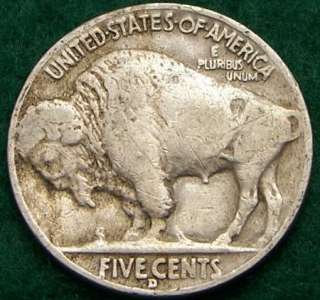 1935 D Buffalo Nickel   Very Good obv   Fine rev   VG / F   #1111 