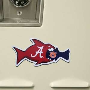  Alabama Crimson Tide Small Rival Fish Magnet Sports 