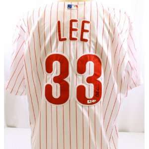   Cliff Lee Jersey GAI   Autographed MLB Jerseys: Sports & Outdoors