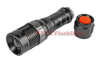 CREE Q4 LED 14500 Zoomable Flashlight Torch Battery  