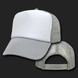  TWO TONE TRUCKER CAP GREY CAPS HATS 