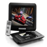 Portable DVD Player with 11 Inch Swivel Screen, Music Copy Function 