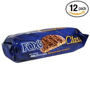 Foxs Classic Milk Chocolate Biscuits, 7.06 Ounce Packages (Pack of 12 