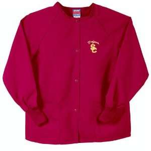  USC Trojans NCAA Nursing Jacket (Crimson): Sports 