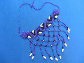 Maasai BEADED CHOKER Kenya African Jewelry Ethnic C  