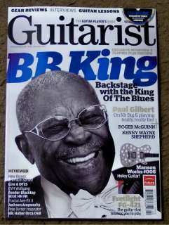 UK GUITARIST + CD December 2011 BB KING Blues KENNY WAYNE SHEPHERD 