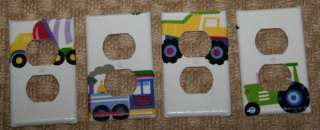 PLANES TRAINS and TRUCKS Outlet Covers mw Olive Kids  