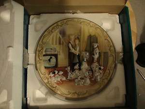 Disney 101 Dalmations 3D Collectors Plate MIB  