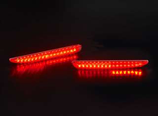 2002 2008 Mazda 6 Mazda6 Atenza RED LED Rear Bumper reflectors Light 