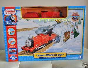 TRACKMASTER JAMES WORK IT OUT SNOW TUNNEL MOUNTAIN SET  