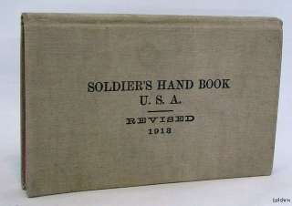   Handbook   U.S. War Department   Army   1 Year Before WW1    