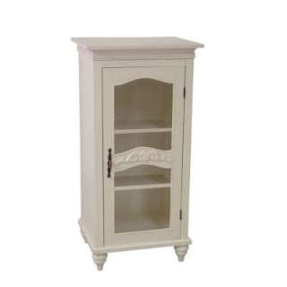 Elegant Home Lido 17 In. Floor Cabinet in Antique White HD17435 at The 
