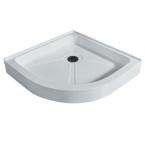 Vigo 36 in. x 36 in. Neo Round Shower Tray in White