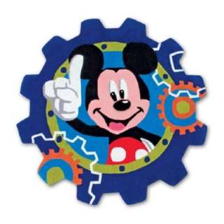  Mouse Clubhouse Blue 4 Ft. Round Accent Rug DYMKY4R at The Home Depot