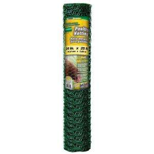 YARDGARD 2 ft. x 25 ft. 20 Gauge PVC Poultry Netting 308452B at The 