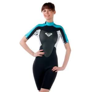 Roxy Damen Wetsuit 2/2 MM Short Sleeve Spring (F.Graphix)  