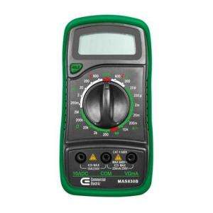 Commercial Electric Digital Multimeter MAS830B at The Home Depot