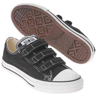 Athletics Converse Kids Chuck Taylor 3 Strap PS Black Shoes 