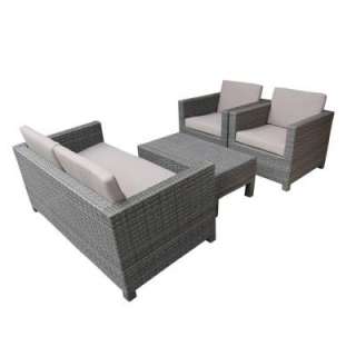 Vifah Roch Resin 5 Piece Wicker Sofa Set A3458.1162.5.11 at The Home 