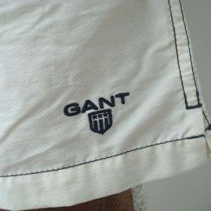 GANT Mens Swim Board Shorts Trunks White Cream M 32/34  
