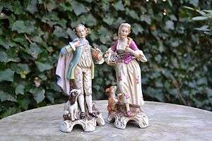 Dresden Porzellan Figur Porzellanfiguren Paar alt  