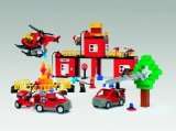  LEGO DUPLO Feuerwehr Station 9240 Fahrzeug Feuerwehrmänner 