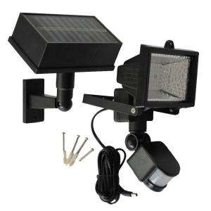   LED Powered Motion Security Light 54 LED SGG PIR 54 at The Home Depot