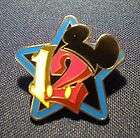   2012 Mini Pin Collection Character Star Blue w/Mickey ears only Pin