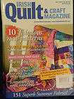 Irish Quilt & Craft Magazine Vol 4 Issue 6 2010 10 New Patterns