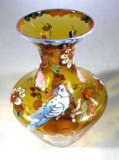 seltene Jugendstil Vase,GORDIOLA/ROYO handbem.,signiert  