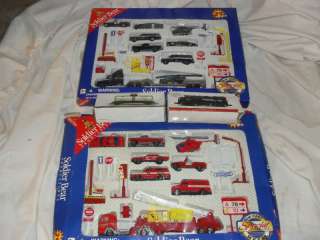 New Sets Golden Wheel Die Cast Police & Fire. RARE Special 