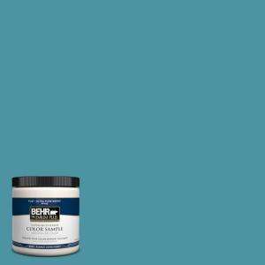   Premium Plus8 oz. Teal Bayou Interior/Exterior Paint Tester # 530D 6