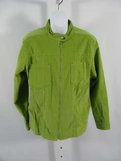 NEW QUACKER FACTORY Lime Corduroy Jacket Coat S  