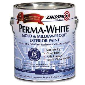 Zinsser Perma White 1 Gal. Satin Exterior 203285 at The Home Depot 