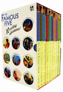 Enid Blyton Famous Five Series 10 Books Box Set Collection Gift Pack 