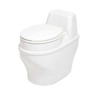 BTS Non Electric Waterless Toilet in White BTS33  