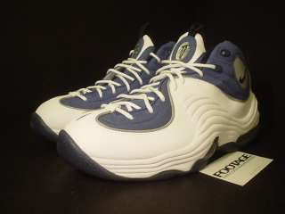 09 Nike Air Max Penny II 2 WHITE ATLANTIC BLUE SILVER 9  