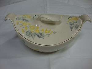 Vtg Red Wing Pottery USA Oval Casserole Dish w/lid  