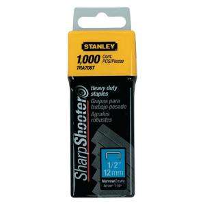 Stanley 7/16 in. T50 Staples 1000 Pack TRA708TLS 