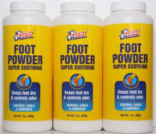 Felicity Home Foot Powder (3 Pack) Keeps Feet Dry & Controls Odor 