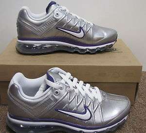 Air Max 2009 + IPOD Nike Silver/purple Womens Sz 7.5 Sneakers Shoes 