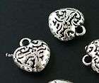 100pcs tibet silver nice Heart charms 10x10mm L1312A