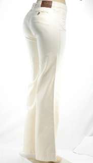 Level 99 Premium Cream Trouser Twill Flare Pants RN#99299 Size 27 