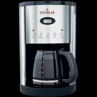 Gevalia G70 12 Cup Coffee Maker CM 500 STAINLESS STEEL & BLACK RETAIL 