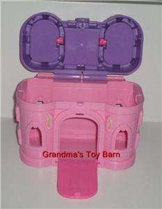 Fisher Price Little People PINK CASTLE STORAGE CASE NEW  