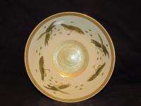 Andrea by Sadek Large Green Gold Phoenix Bird Bowl 7765  