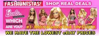 Set All 6 Fashionista Dolls ♥ Barbie Fashionistas Dolls  