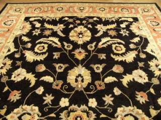 10x14 Handmade Carpet Natural Vegetable Dye Hand Spun Wool Sultanabad 