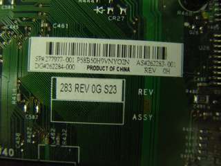 Compaq Motherboard 277977 001 & 2A GHz CPU 512MB RAM  